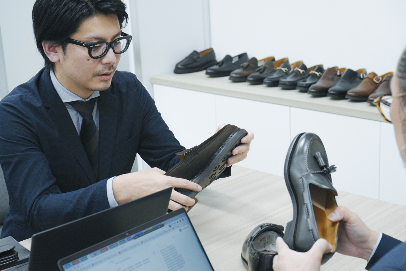 社員インタビューの様子