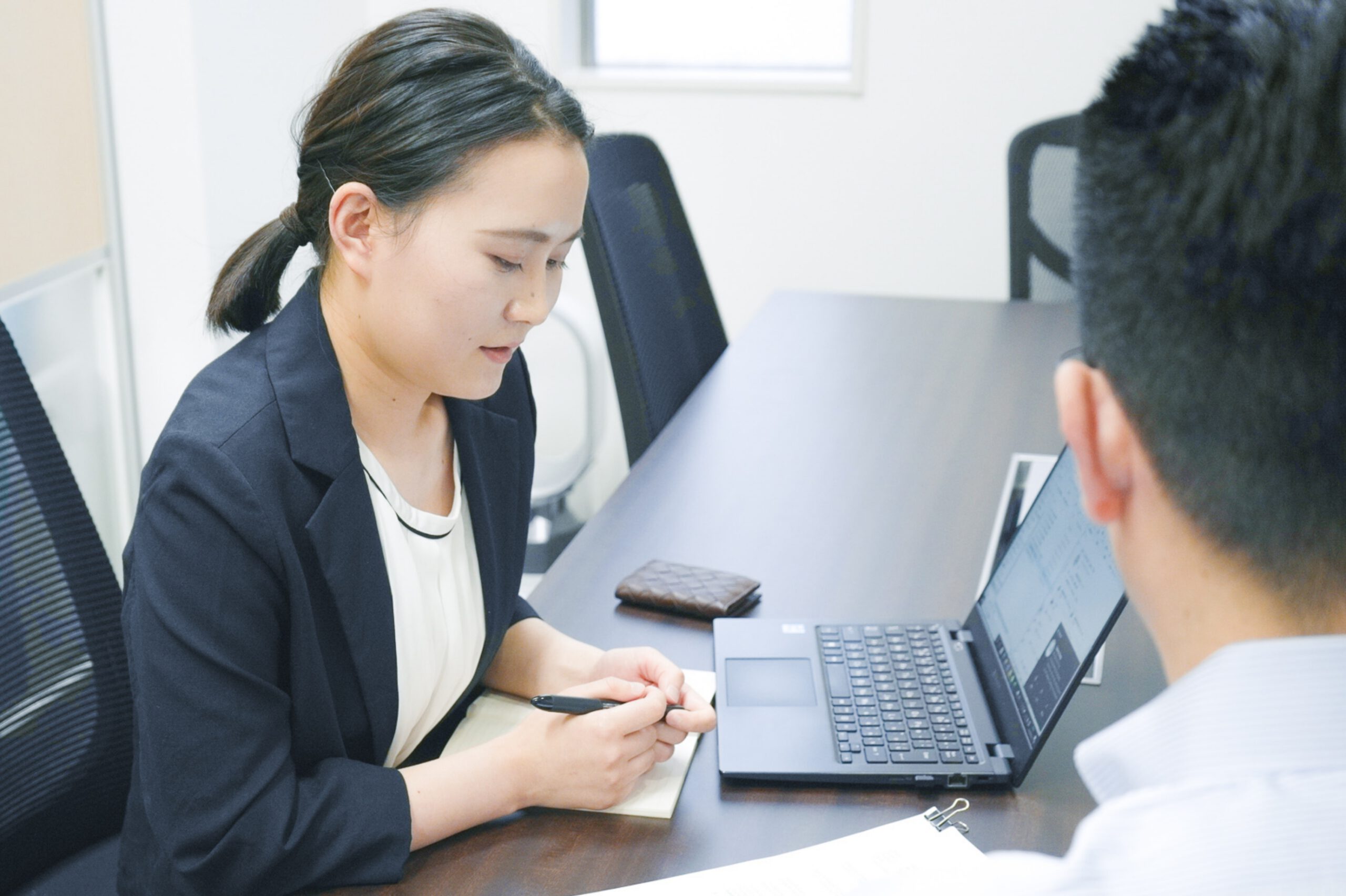 社員インタビューの様子